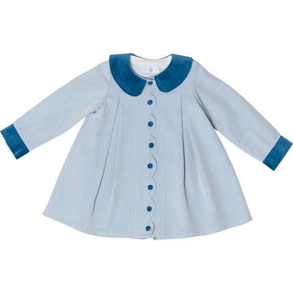 Pippa Peter Pan Collar Long Sleeve Button-Up Dress, Hyde Park Herringbone | Maisonette