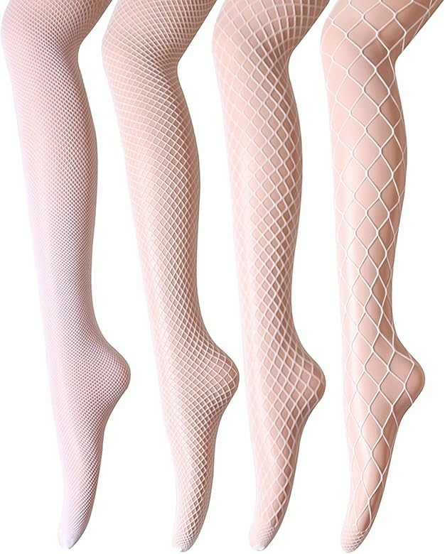 Women's High Waist Fishnet Tights Stockings - Sexy Fishnets Pantyhose for Party, Dance | Amazon (US)