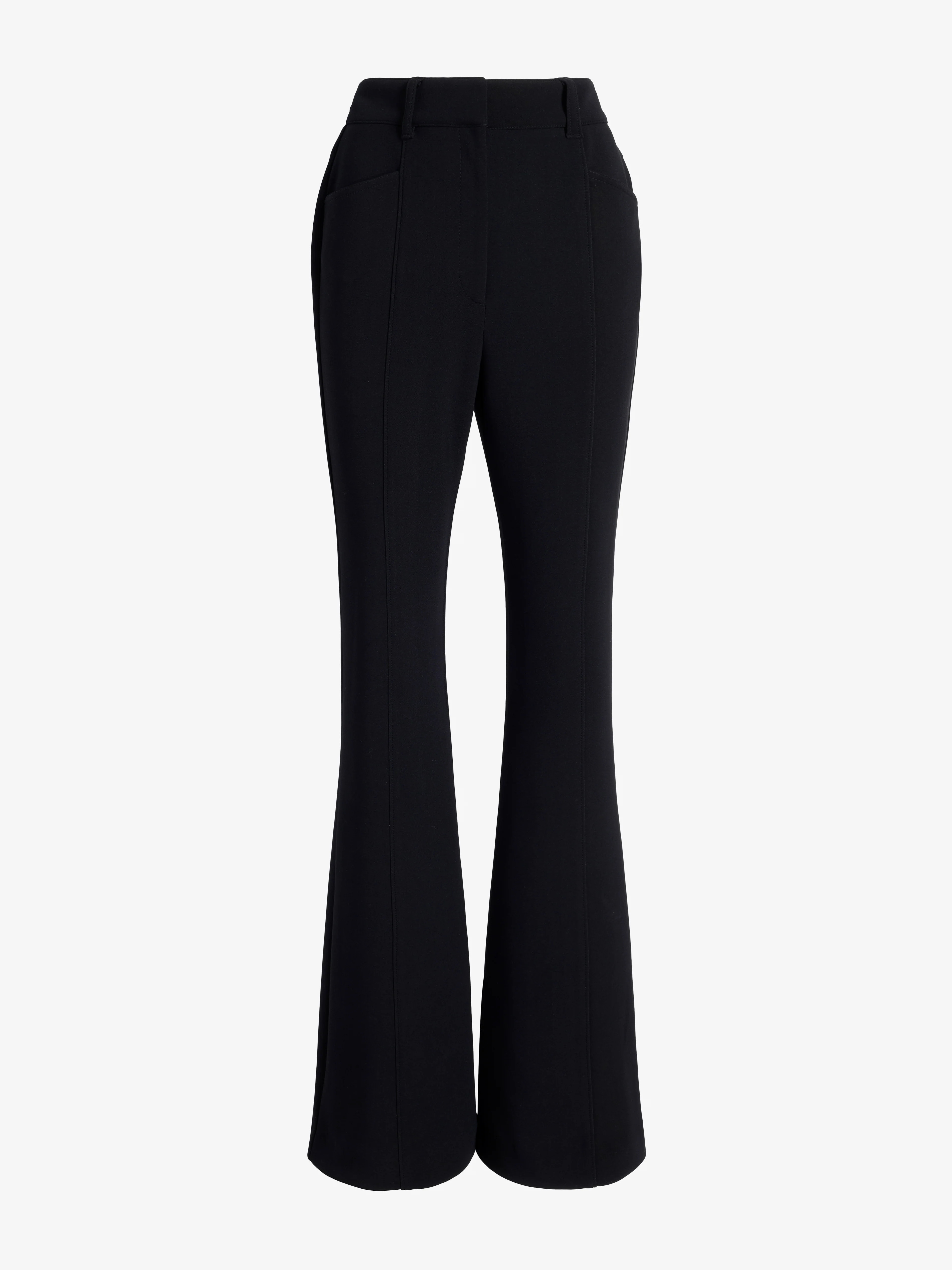 The Kalea Pant in Compact Stretch Crepe is cut slim through the leg with a flared hem, and featur... | Proenza Schouler LLC