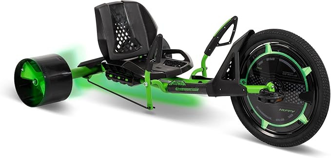 Huffy Green Machine 20 Inch Drift Trike, Sleek Ergonomic Design, Adjustable Seat, Durable Steel F... | Amazon (US)