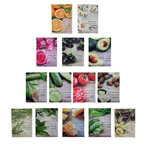 Nature Republic Real Nature Mask Sheet 10pcs Original Korean Mask Sheet | Amazon (US)