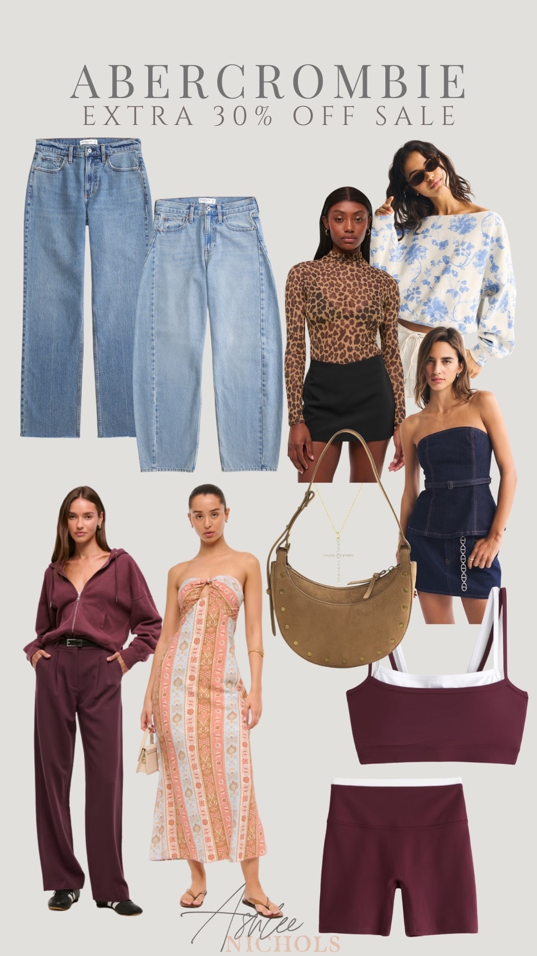 Extra 30% off Abercrombie sale!

Denim jeans, barrel jeans, matching set, leopard top, athleisure, suede bag

#LTKFindsUnder100 #LTKSaleAlert #LTKSeasonal