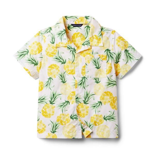 Pineapple Poplin Shirt | Janie and Jack