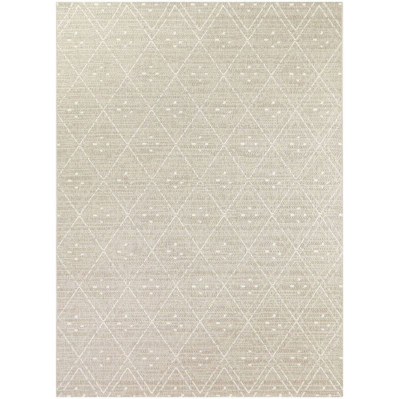 Small Diamond Outdoor Rug Taupe - Project 62™ | Target