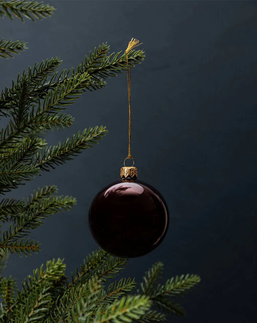 Glossy Red Glass Ornament (Set of 6) | McGee & Co.