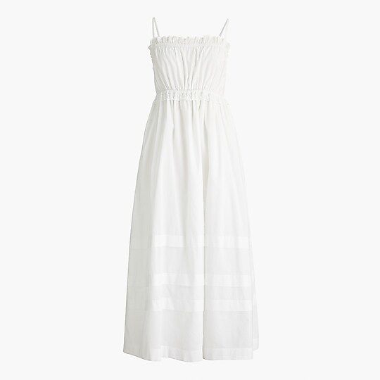 Factory: Squareneck Ruffle Maxi Dress For Women | J.Crew Factory