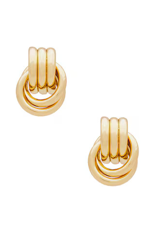 Heaven Mayhem Baby Knot Earrings in Gold from Revolve.com | Revolve Clothing (Global)