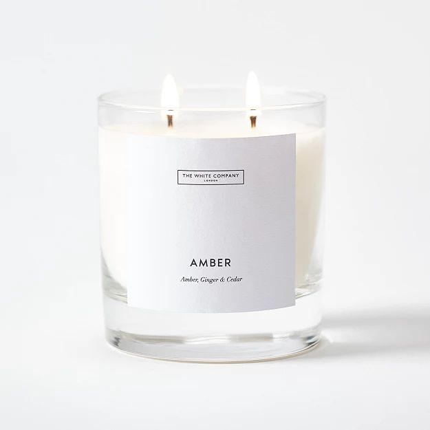 Amber Luxury 2 Wick Candle | The White Company (US & CA)