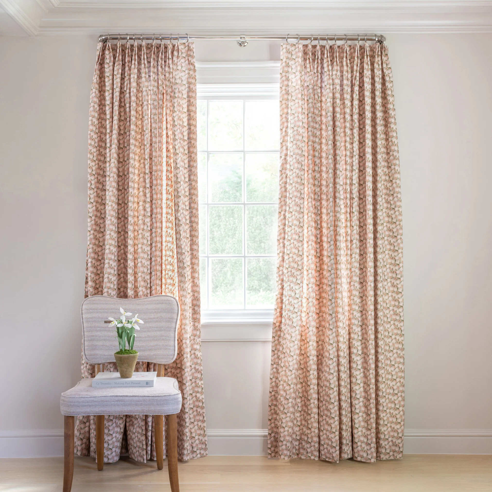Custom Pink Floral Curtains - Pepper Home | Pepper