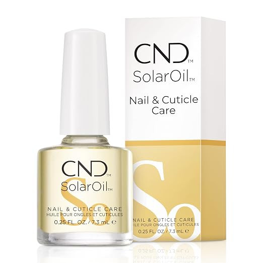 CND SolarOil Cuticle Oil, Natural Blend Of Jojoba, Vitamin E, Rice Bran and Sweet Almond Oils, Mo... | Amazon (US)