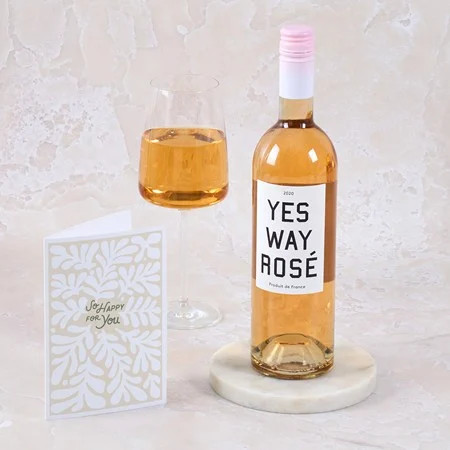 Rose by Yes Way Rose Single Bottle | GourmetGiftBaskets.com