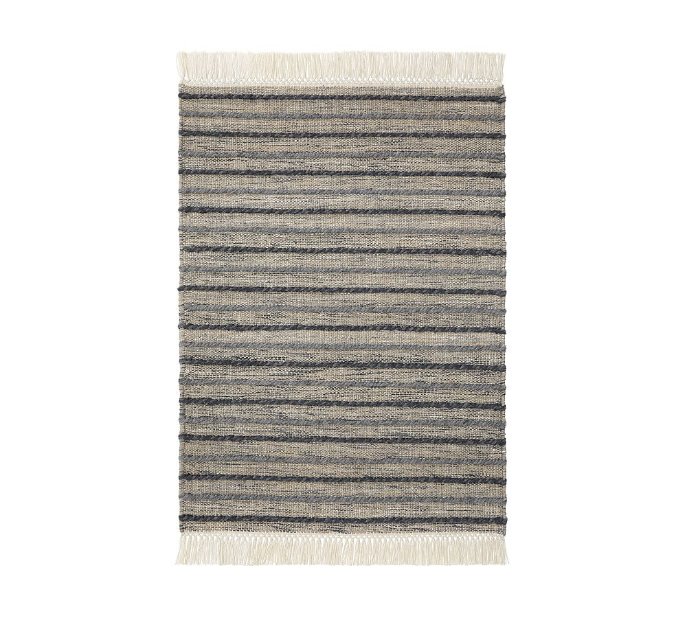 Seabrook Striped Outdoor Performance Rug | Pottery Barn (US)