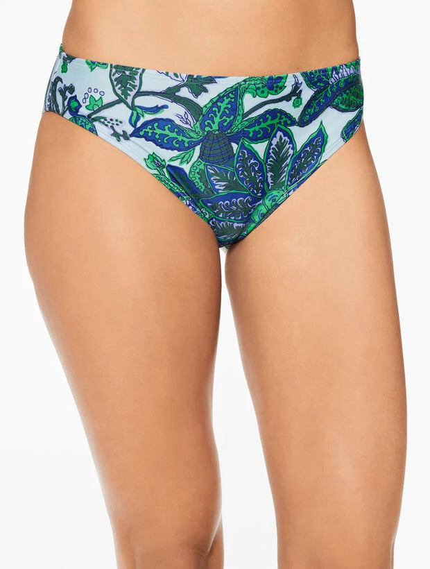 Aqua Club Mid Rise Swim Bottom - Bali Blooms | Talbots