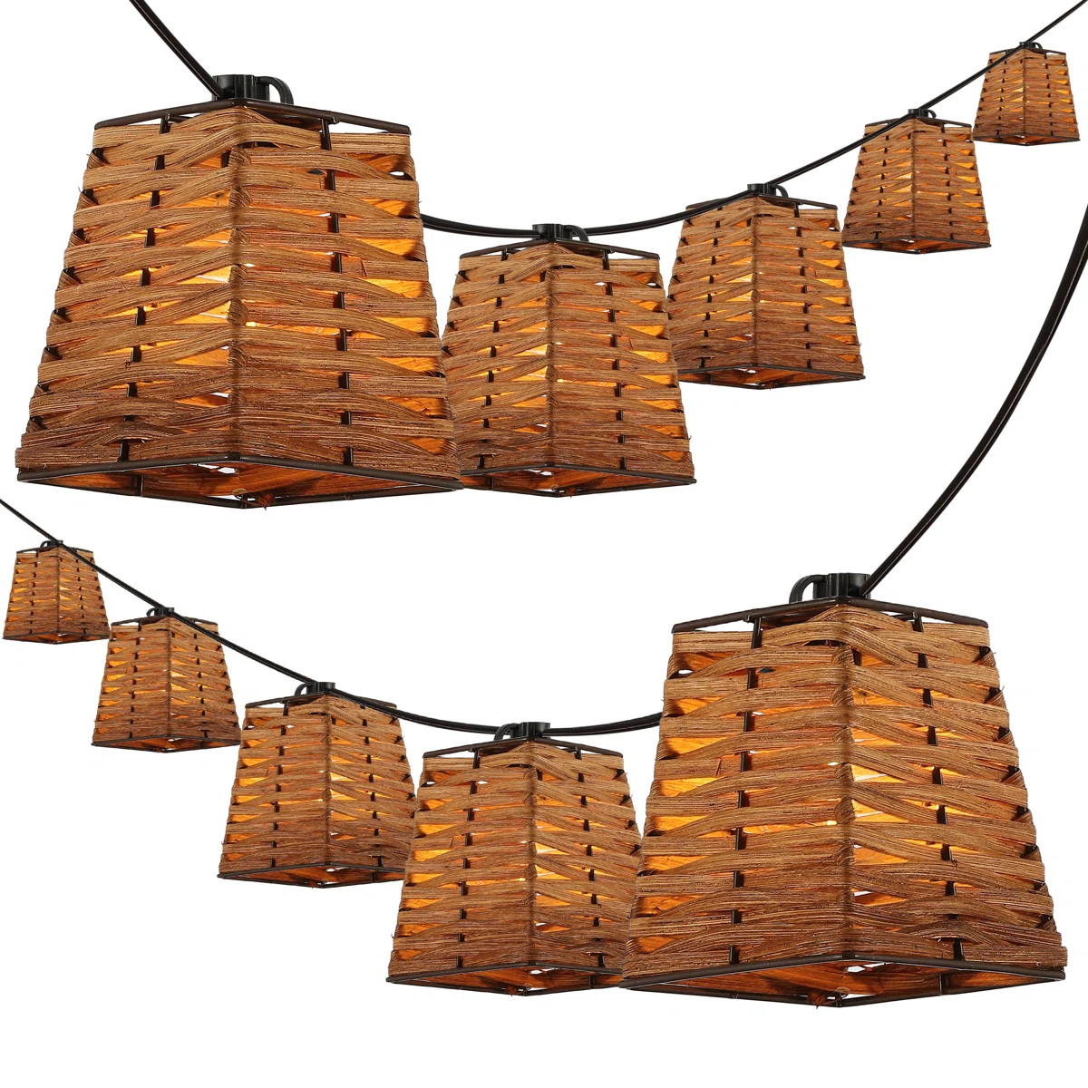 Bolat 10-Light Indoor/Outdoor 10 ft. Classic Vintage Incandescent G40 String Lights | Wayfair North America