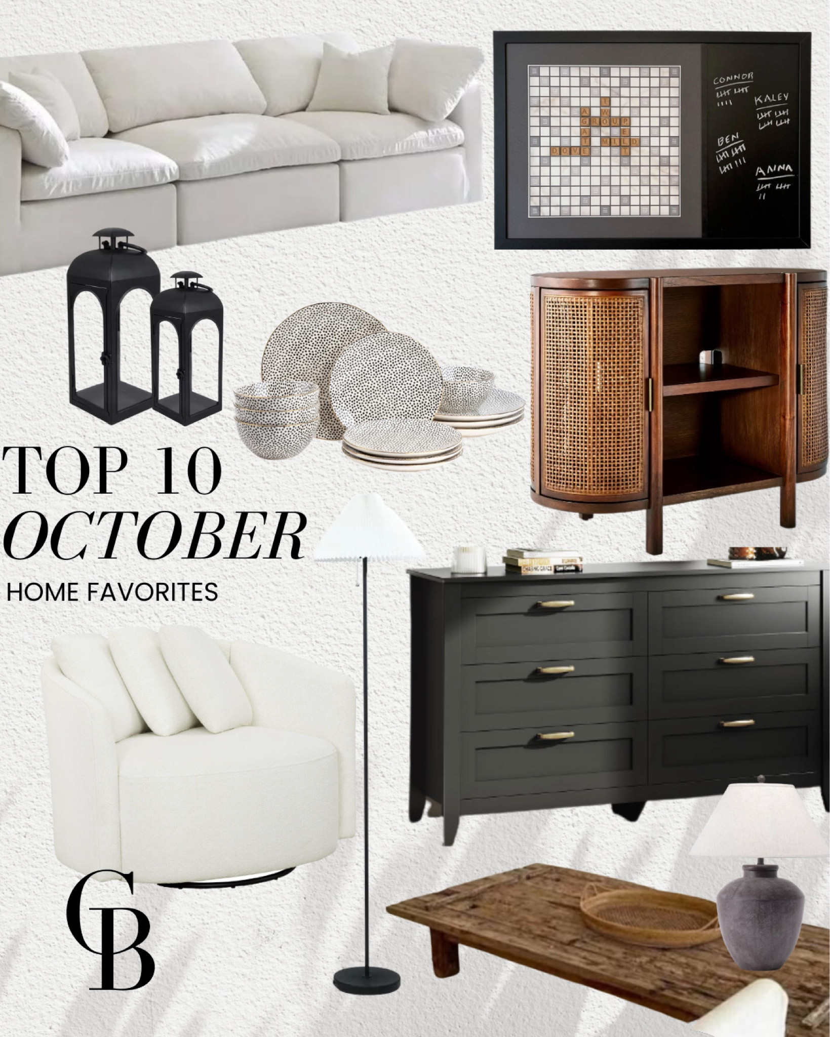 Top 10 October home favorites!

Home  Home decor  Home items  Furniture  Living room  Top sellers  Lighting  Kitchen  Dresser  Console  Accent chairs  Table  Scrabble

#LTKSeasonal #LTKhome