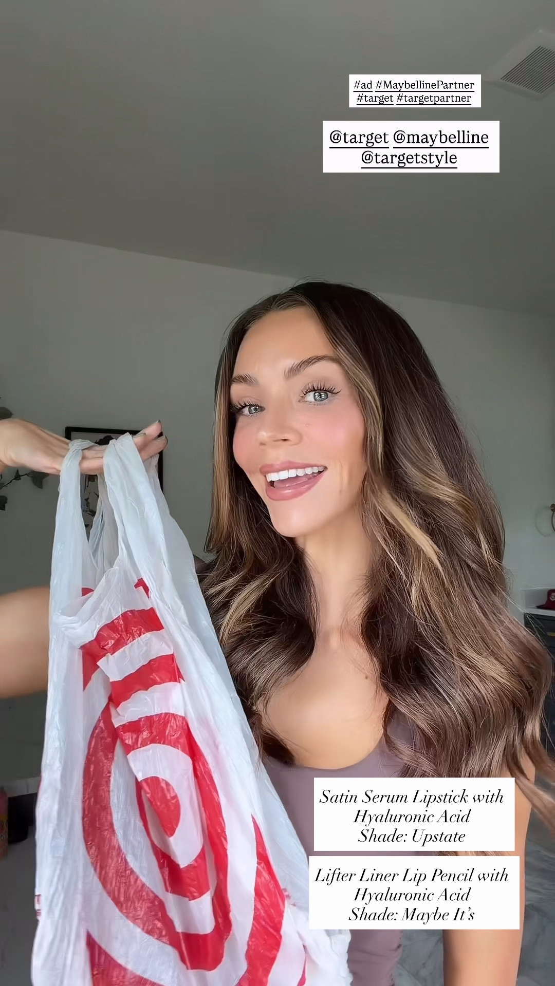 #ad #MaybellinePartner Sometimes the whole makeup look is just a really good lip combo 💋 @maybelline Lifter Liner in Big Lift + Serum Lipstick in 101 Upstate = hydrated, soft satin shine ✨ @targetstyle @target #targetpartner #target @Shop.LTK #liketkit 