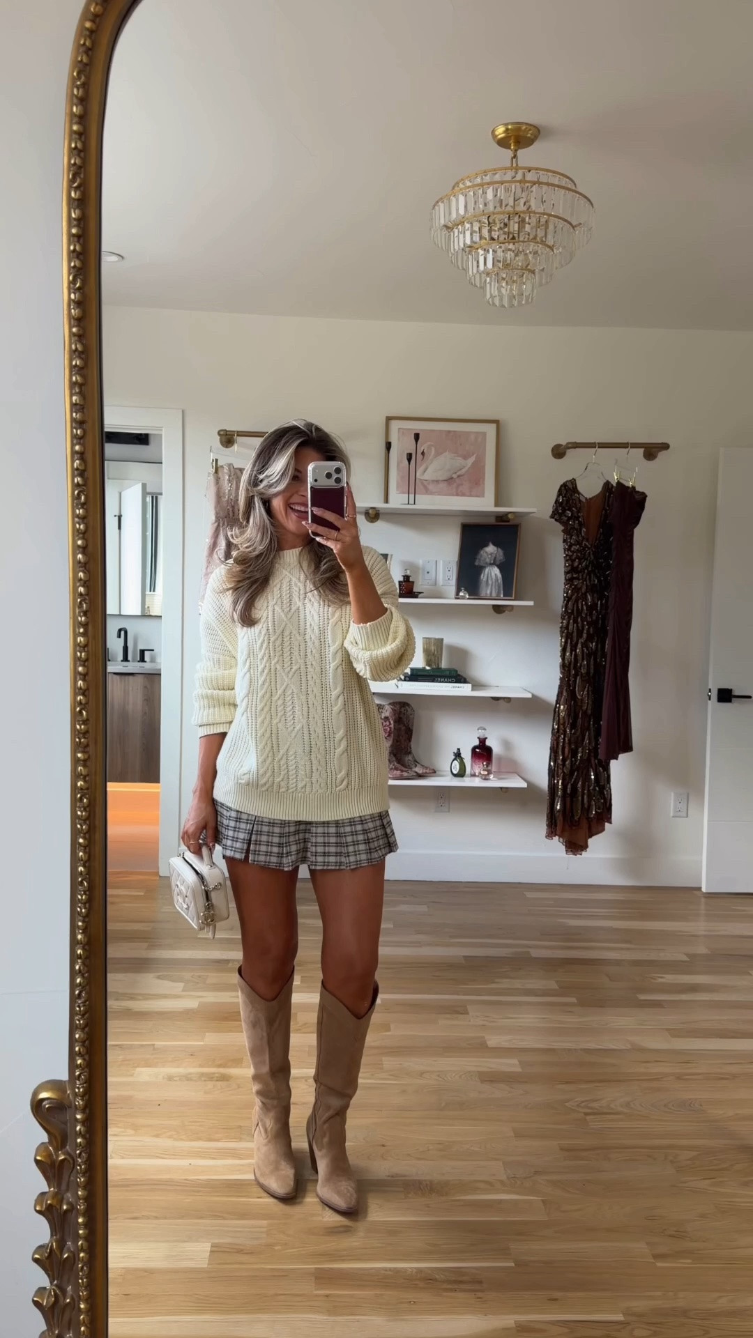 @Walmart $15 skort styled 6 different ways for fall 🤌🏻🍂

sizing: 
small in the skort & blazer- medium in the sweaters - xs in off the shoulder tops  

electric picks: emerson20
vici: emerson30

Fall transitional, Fall event, Workwear, Pleated skort, Chunky sweater, Mesh top, Denim tops, Cropped jacket, Black blazer, sweater

#LTKootd #LTKgrwm #LTKSeasonal