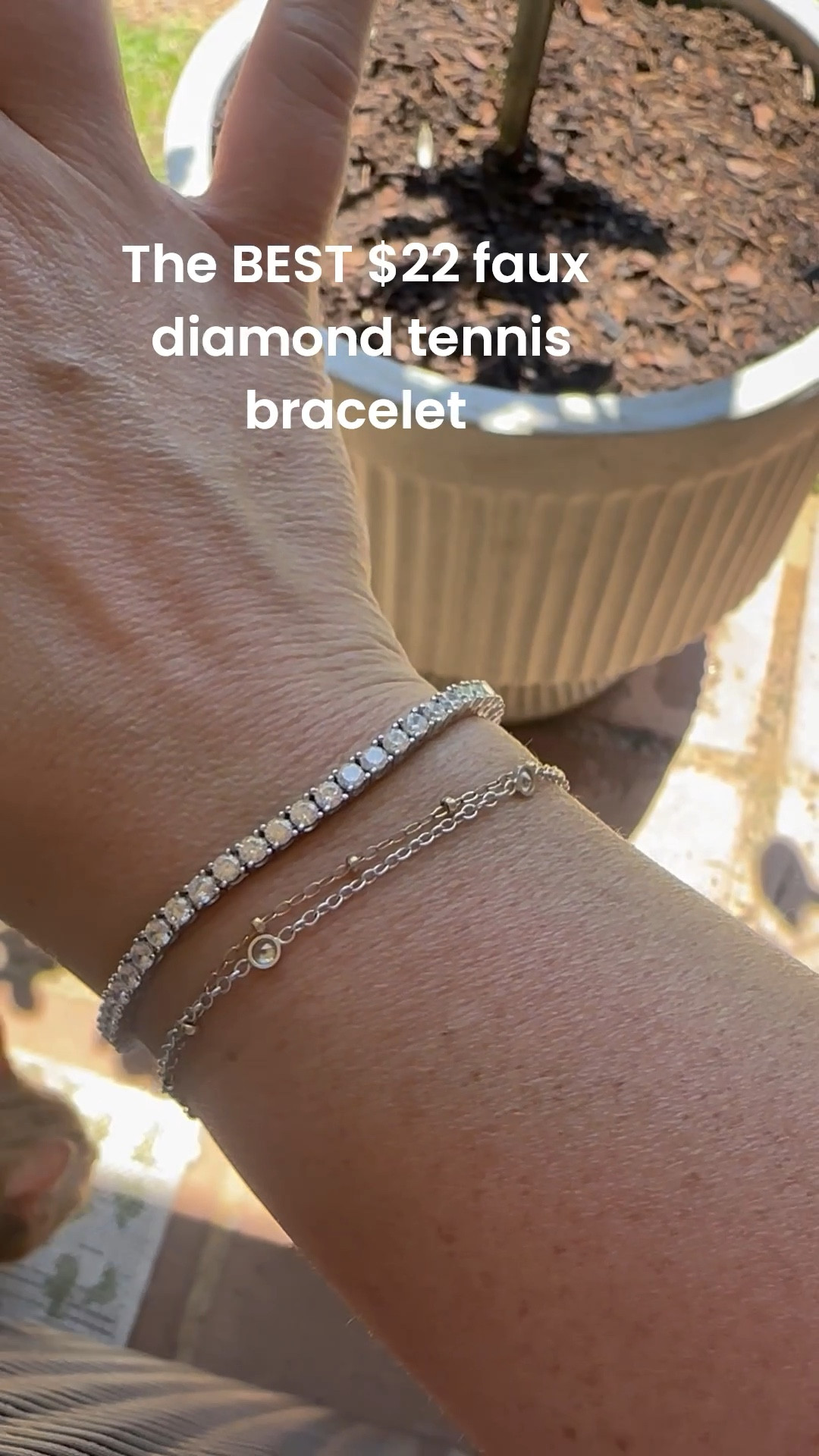 The look of real diamonds for less! Dress It up or keep It casual. This tennis bracelet is GORGEOUS! 🤩 Regularly $125, on sale for $22! 

#LTKGiftGuide #LTKSaleAlert #LTKFindsUnder100
