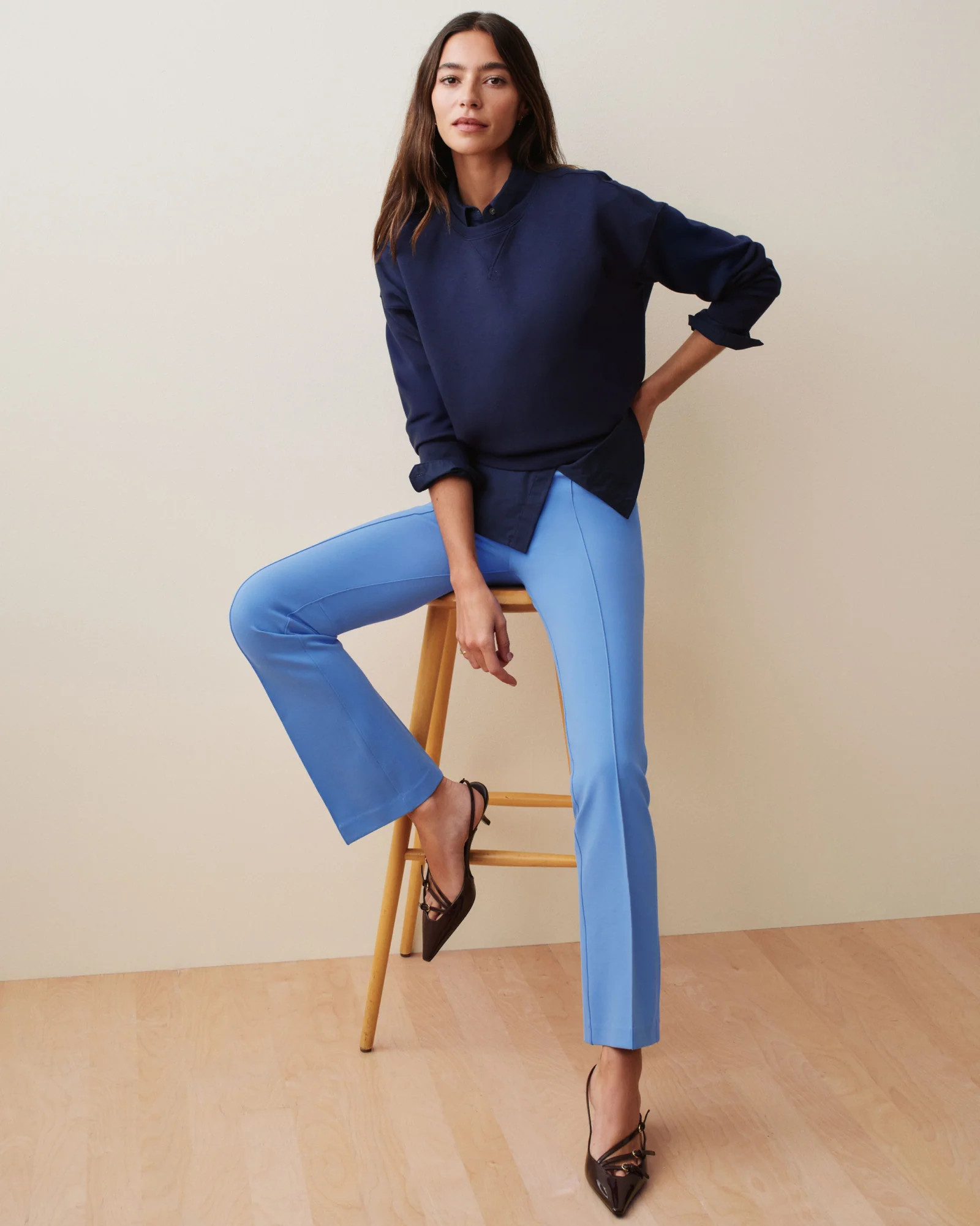 SPANXsupersmooth™ PerfectFitPonte Kick Flare Pant with Pintuck | Spanx