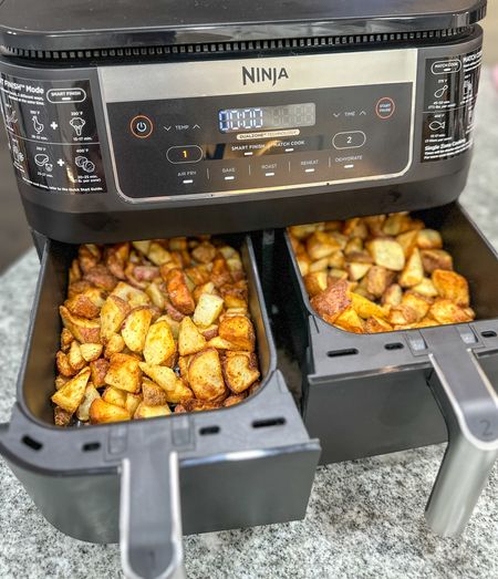 This air fryer is coming in handy. I’ve used it so much since I’ve bought it. Makes it easy to provide a large portion at one time. #airfryer #ninjakitchen #dualairfryer #healthy #airfriedpotatoes #foodie 

#LTKhome