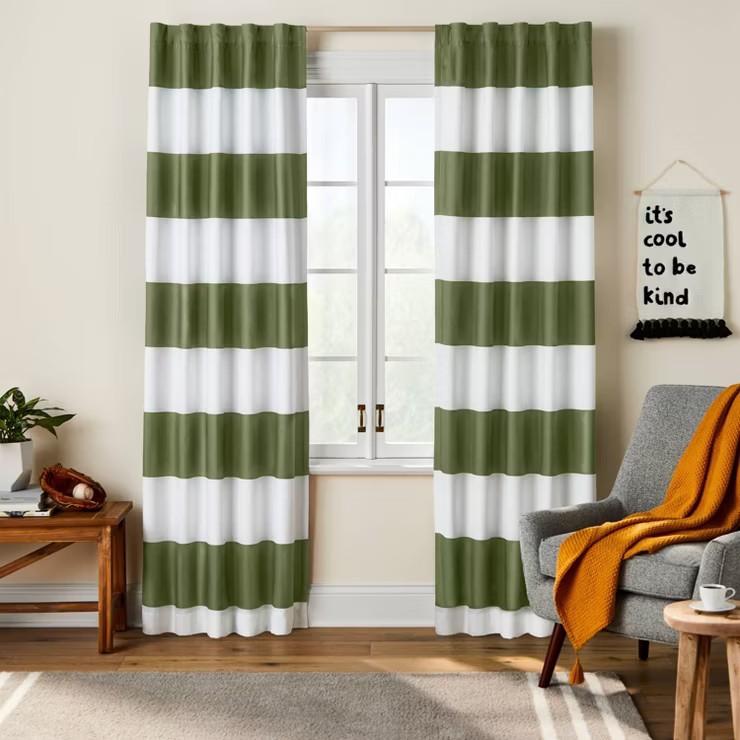 Blackout Rugby Stripe Panel - Pillowfort™ | Target