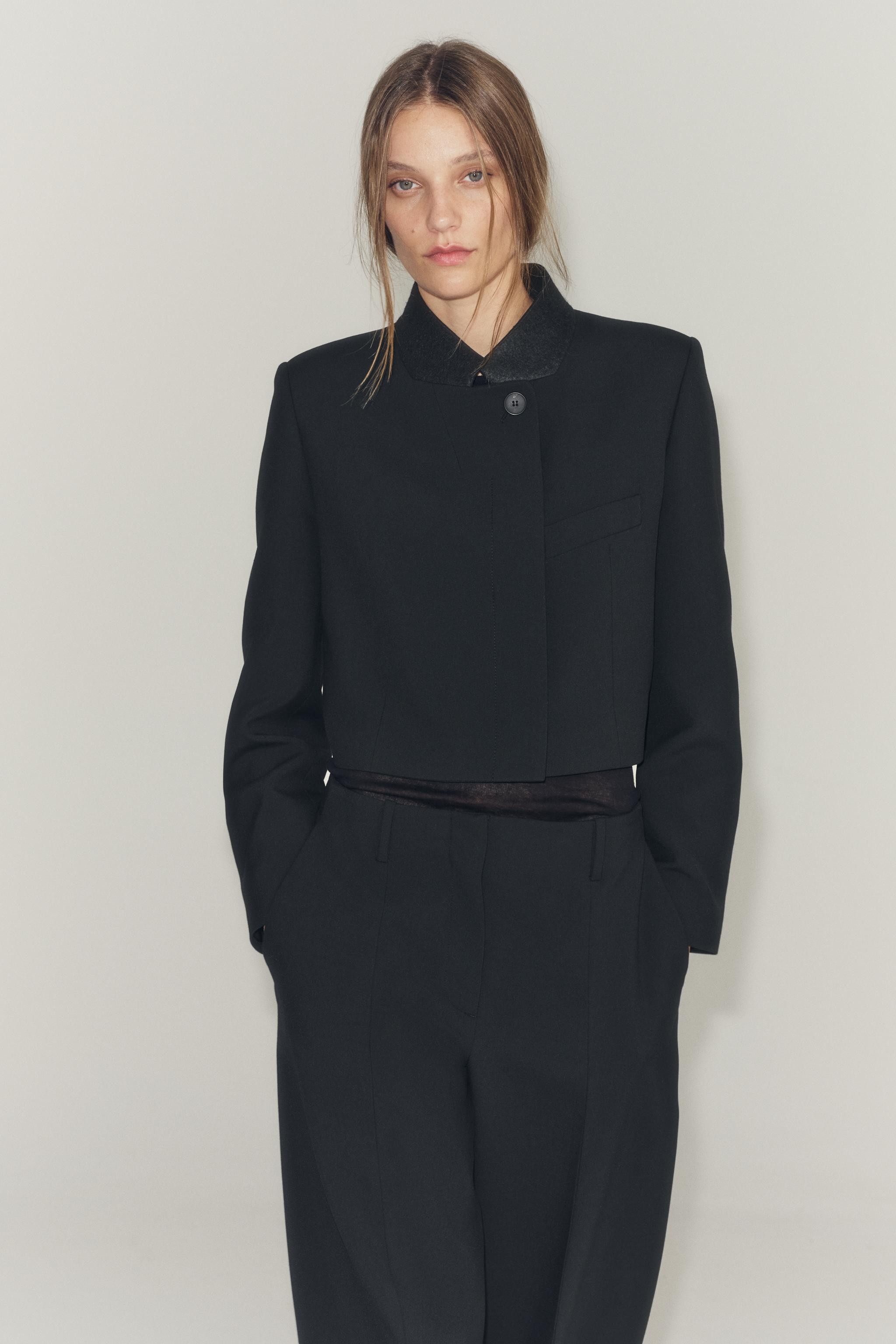 ZW COLLECTION CROPPED BLAZER | Zara UK