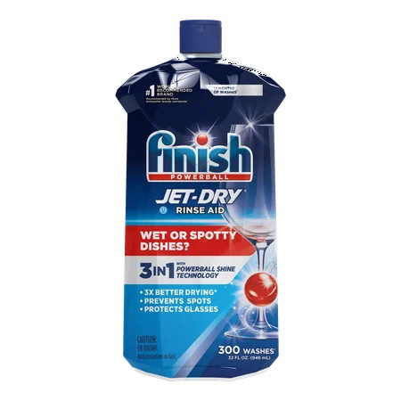 Finish Jet-Dry Rinse Aid 32oz Dishwasher Rinse Agent and Drying Agent | Walmart (US)