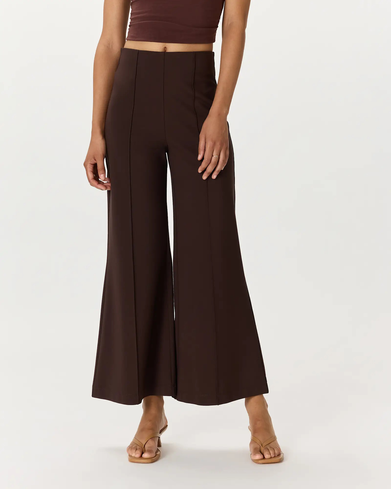 Ultra Stretch Ponte Super Wide Leg Pants | Quince