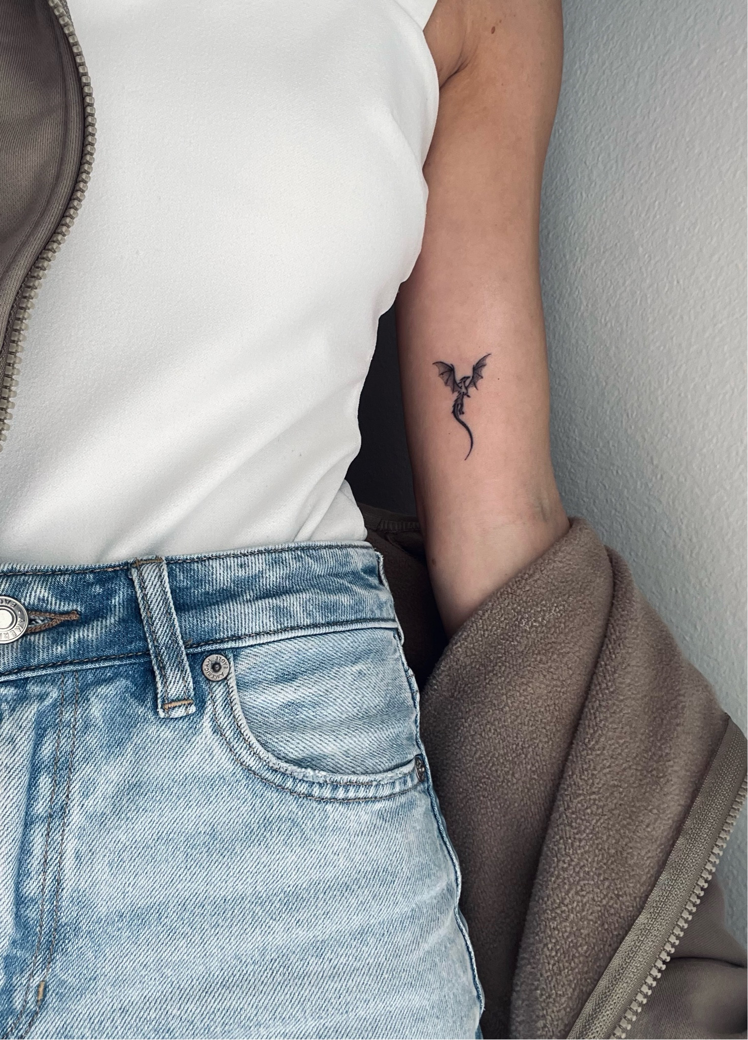 My new cutie little dragon tattoo is both my protector and companion forever 🖤🐉

#LTKSpringSale