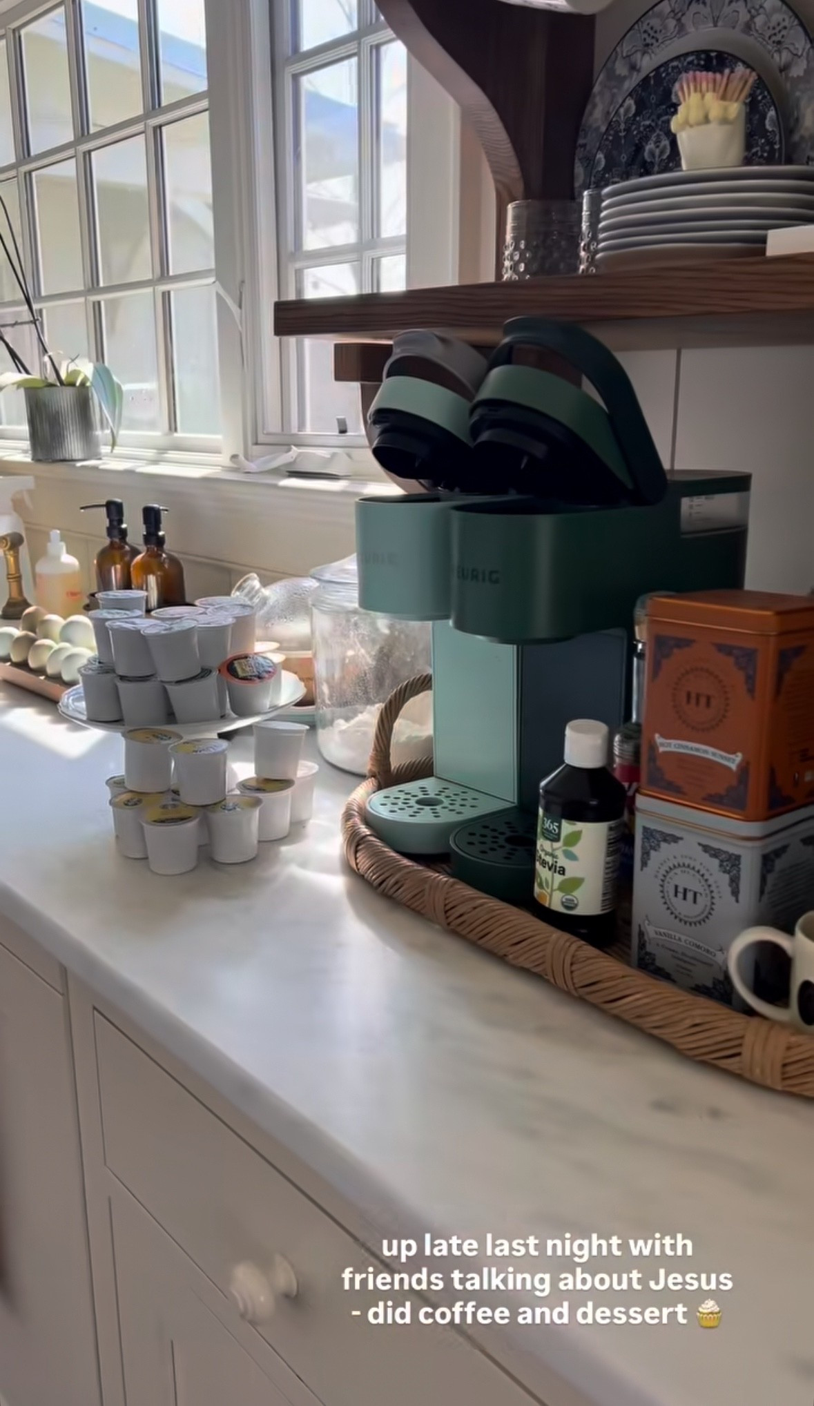 Coffee and tea station for our Sunday night small group ❤️

#LTKHome #LTKdayinmylife #LTKfoodie