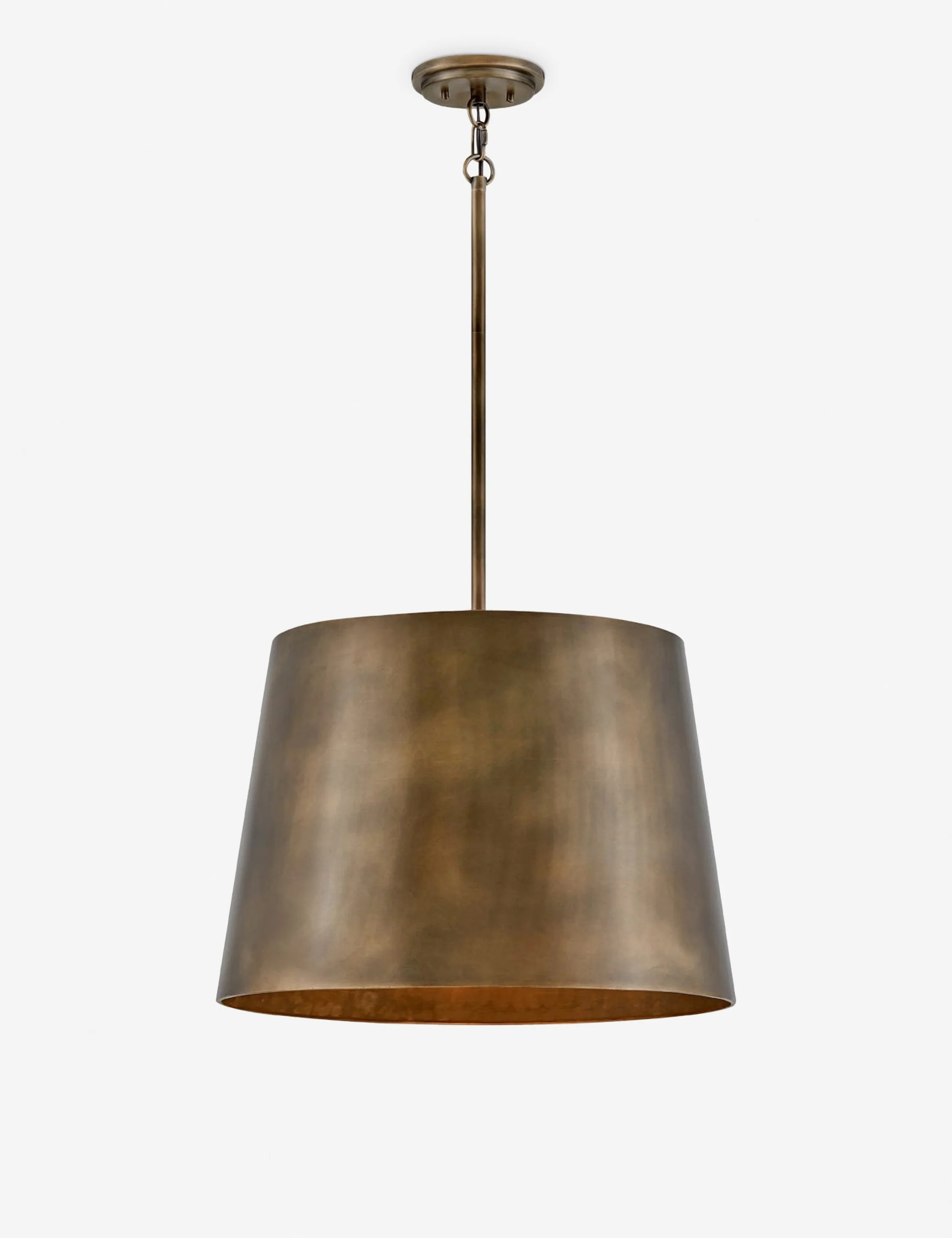 Marlon Outdoor Pendant Light, Bronze, 20"Dia | Lulu and Georgia 