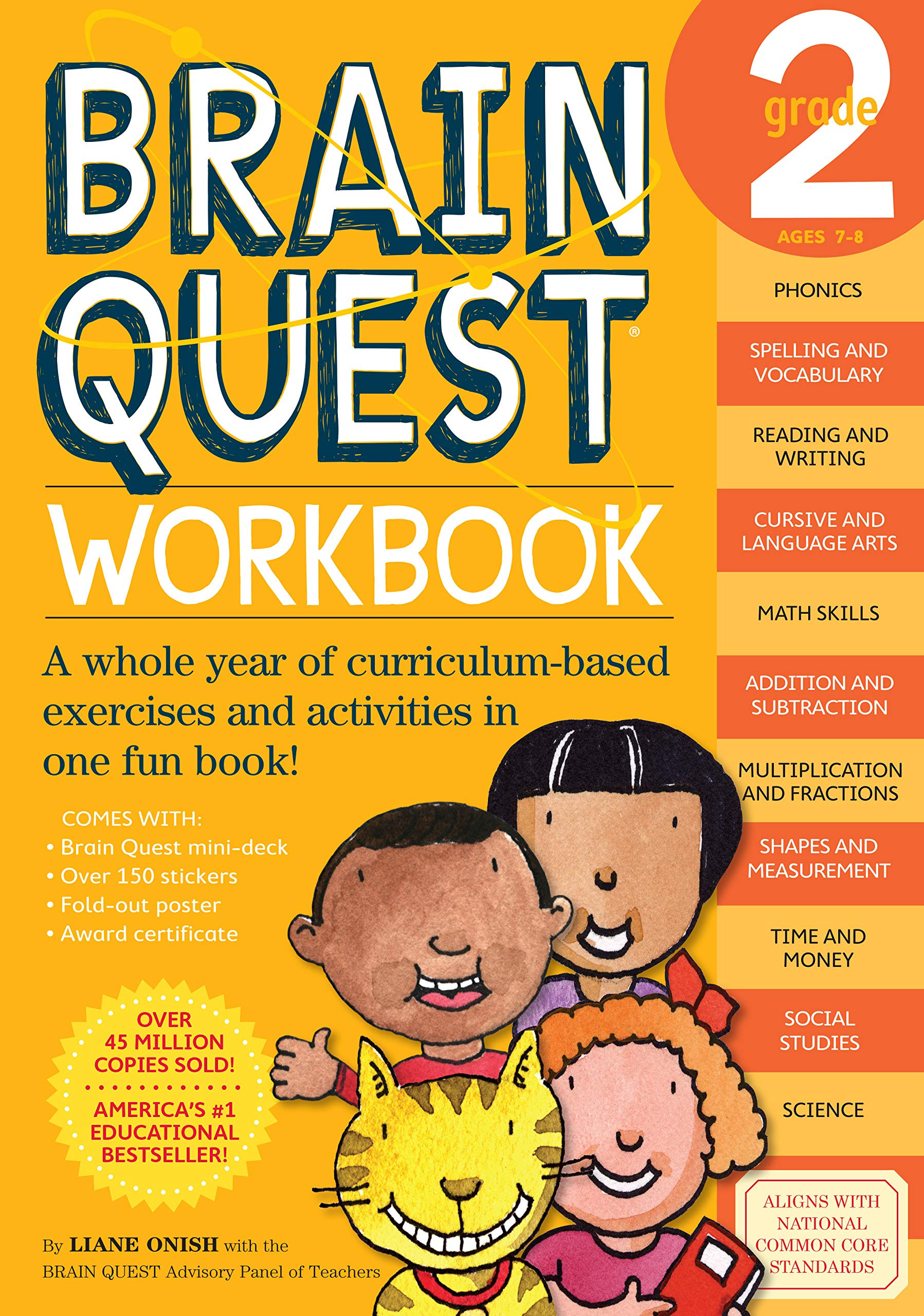 Brain Quest Workbook, Grade 2    Paperback – July 1, 2008 | Amazon (US)