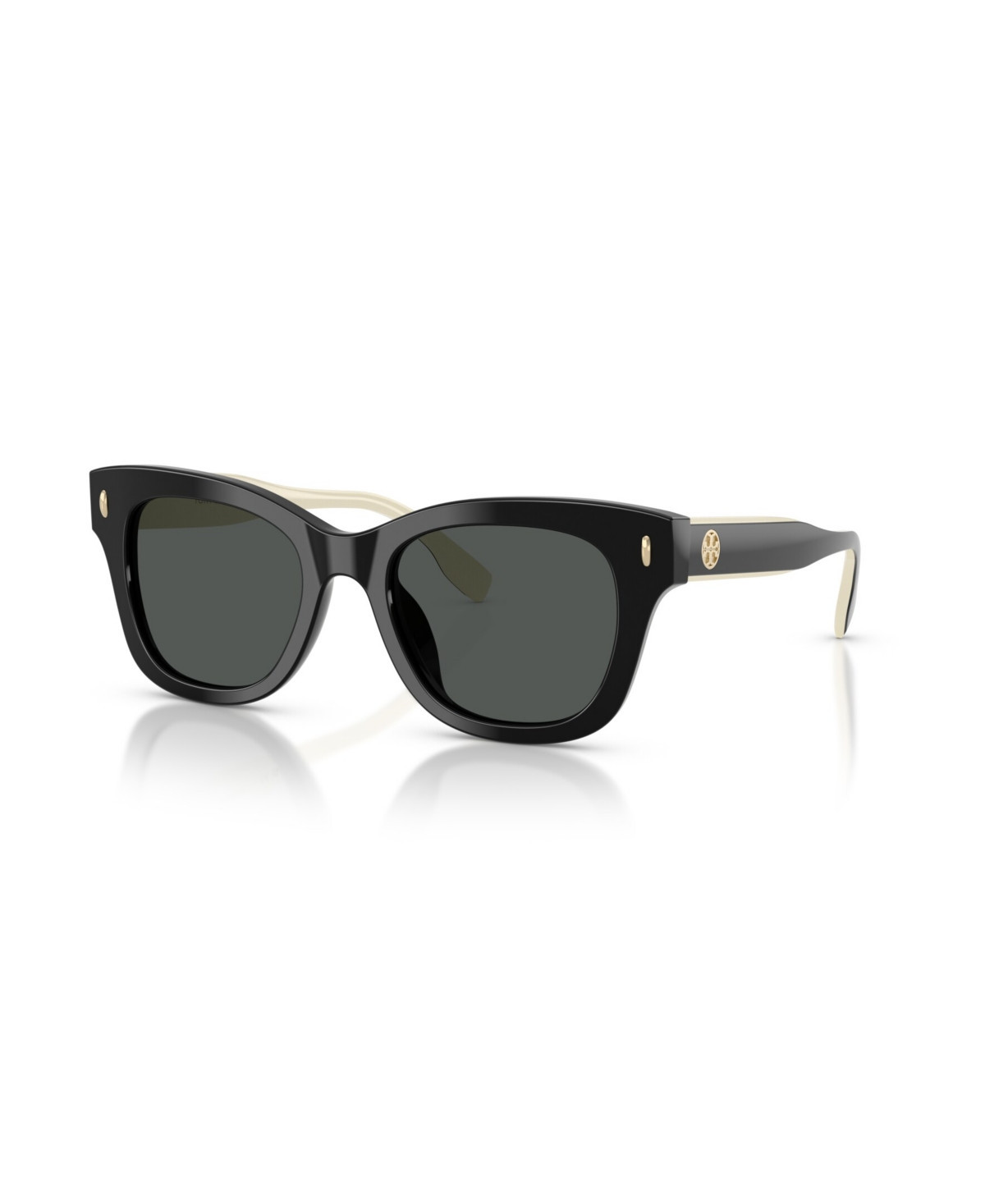 Tory Burch Women's Square Sunglasses, TY7225U - Black | Macy's