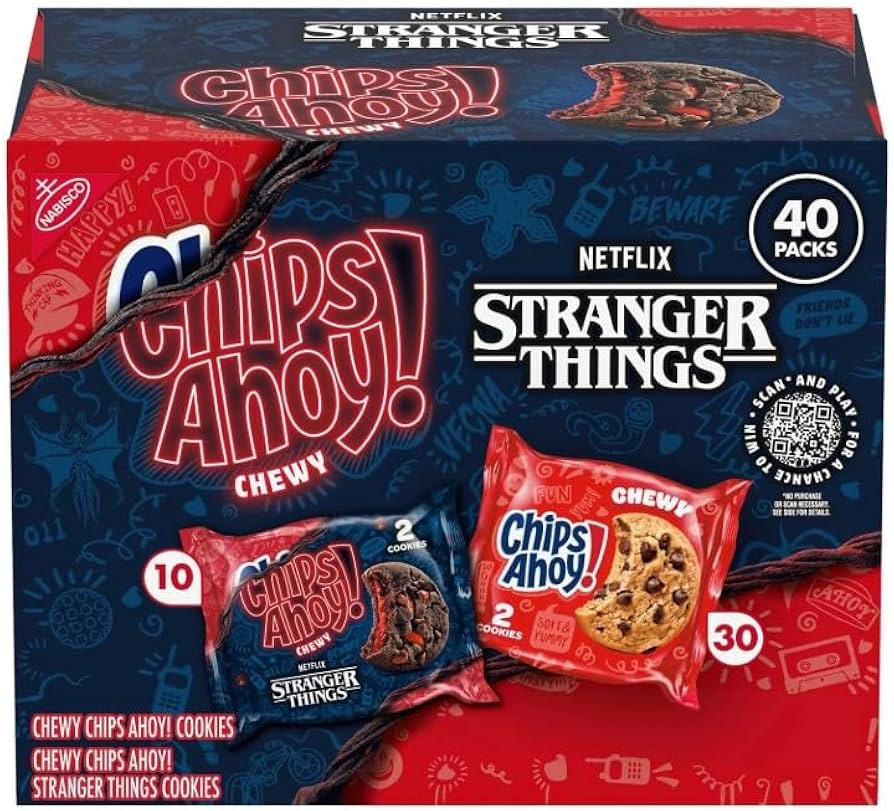 Nabisco Chips Ahoy Chewy and Stranger Things Cookies Variety Pack, 40 pk. | Amazon (US)