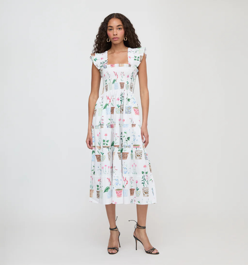 The Ellie Nap Dress - Flower Pots | Hill House Home US