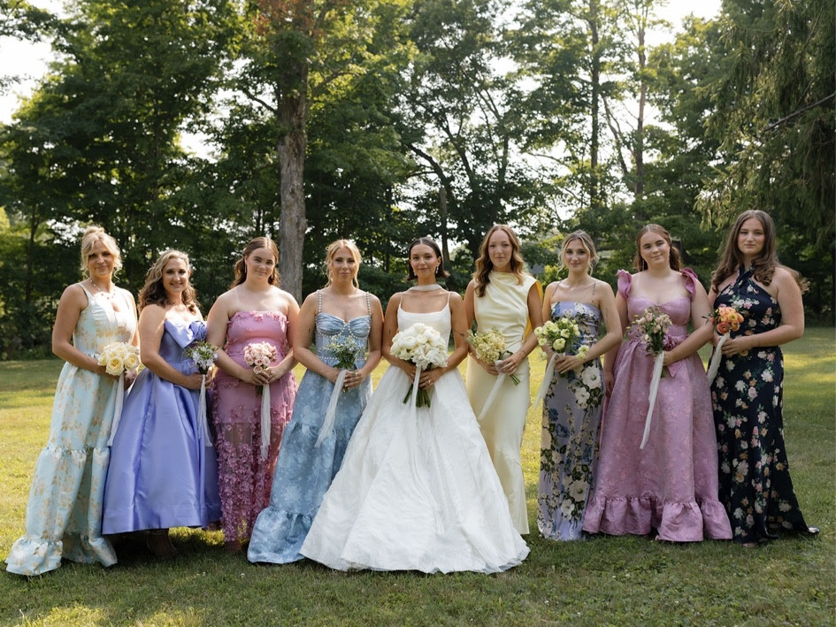 Bridesmaids dresses for whimsical garden party wedding vibes as seen on GreenWeddingShoes.com 

#LTKWedding #LTKStyleTip