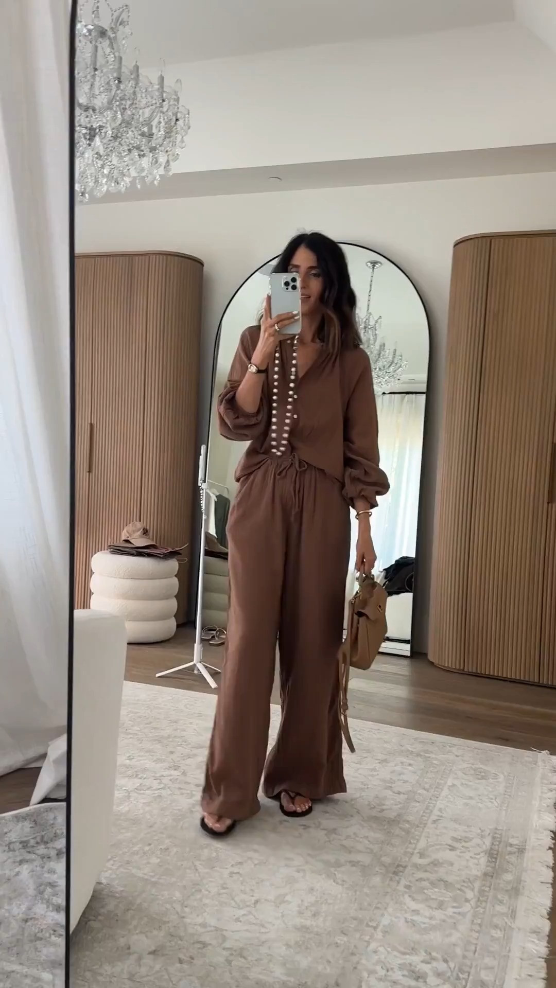 Picked up this matching set from target and absolutely love the fit and color! I’m just shy of 5-7” wearing the size small pants and top #stylinbyaylin #matchingset #target 

 #LTKootd #LTKSeasonal #LTKOver40