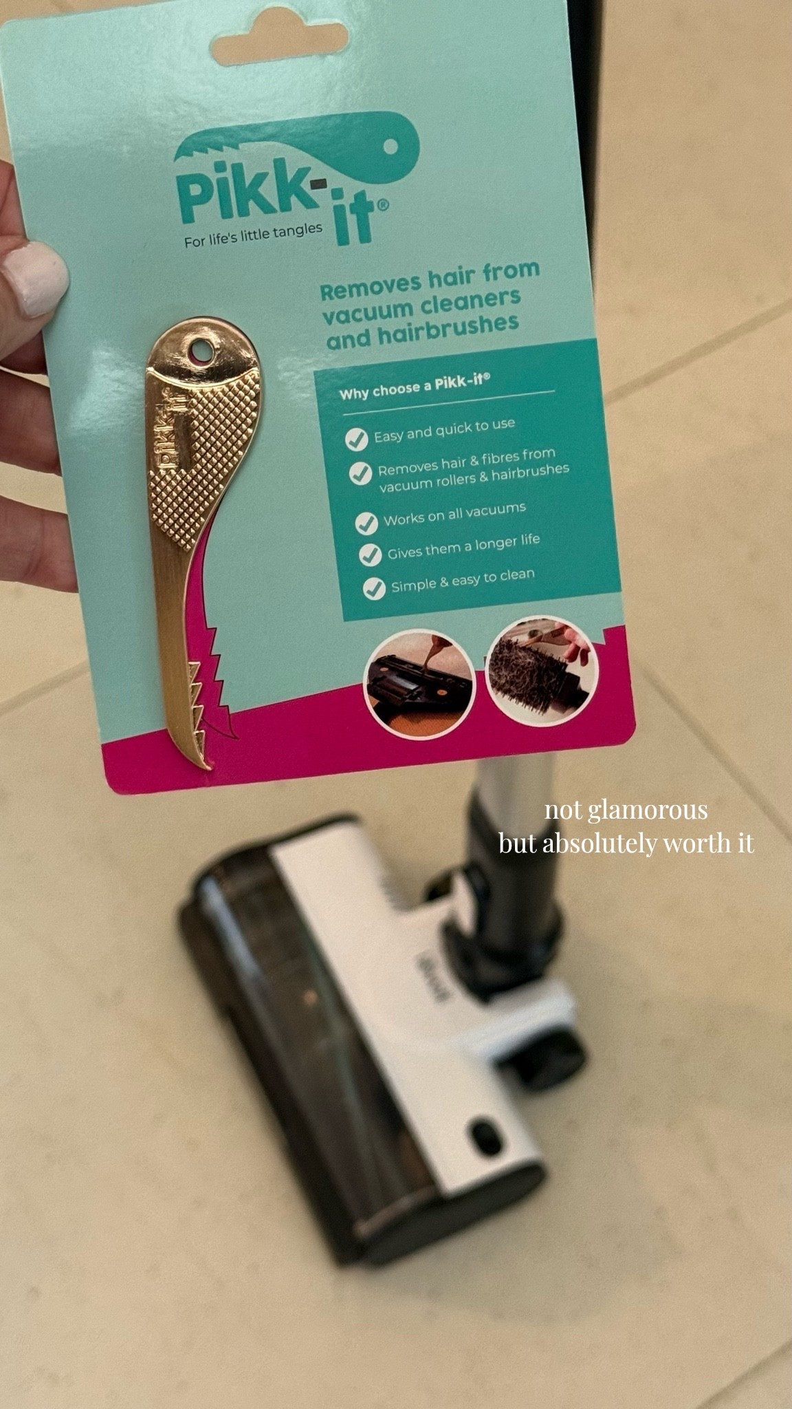 One of Amazon’s most satisfying little tools.

Vacuum. Amazon Prime Day. Cleaning Essentials. LavenderRoseHome

#LTKHome #LTKSaleAlert