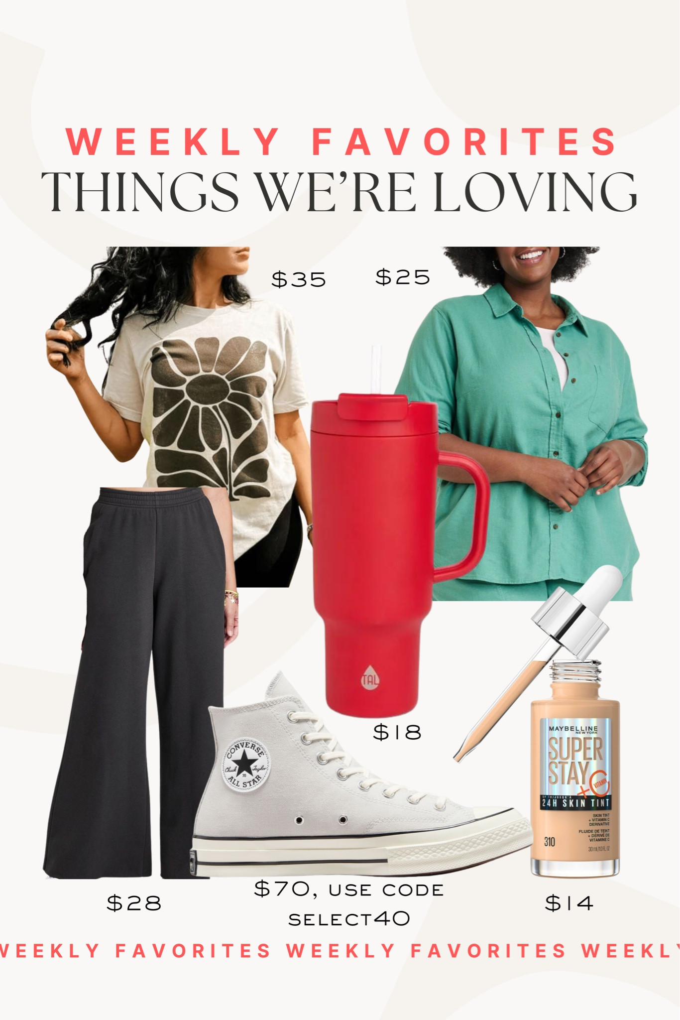 Our favorites from the last week! Love my  Mountain Movers tee! 

Our favorites, most loved, weekly favorites, Walmart fashion, maybelline, reusable water glass 

#LTKSeasonal #LTKmidsize #LTKstyletip