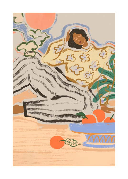 Arty Guava - Lay Hoon - Lazy Days Poster | Desenio