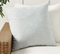 Performance Petite Striped Outdoor Pillow | Pottery Barn (US)