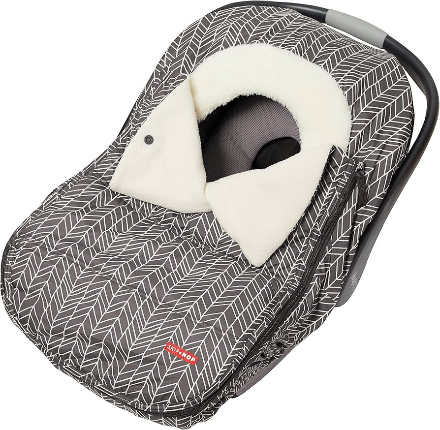 Skip Hop Winter Car Seat Cover, Stroll & Go, Grey Feather | Amazon (US)