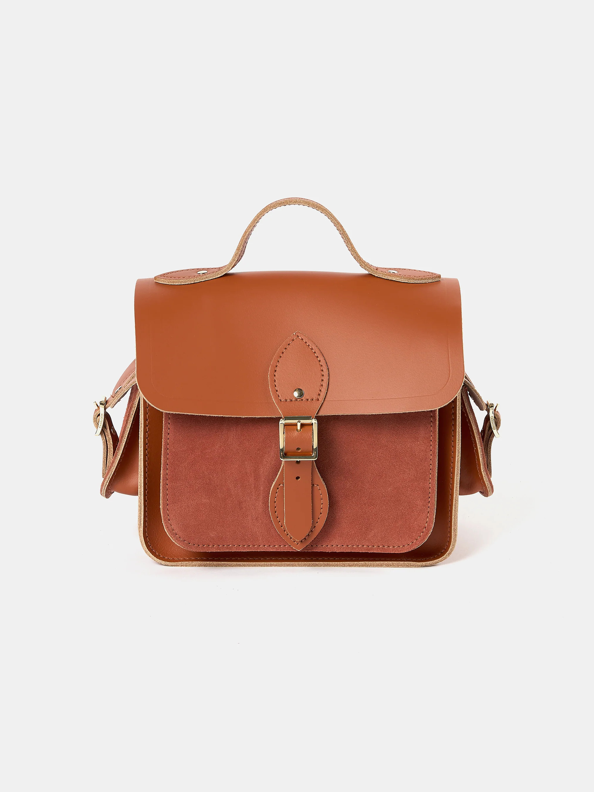 The Traveller - Cinnamon with Suede | The Cambridge Satchel Company