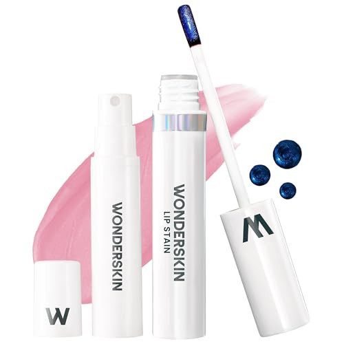 Wonderskin Wonder Blading All Day Lip Stain Peel Off Masque and Kit - Long Lasting, Waterproof Pink Lip Tint, Transfer Proof Natural Makeup Stain Kit (Beautiful) | Amazon (US)
