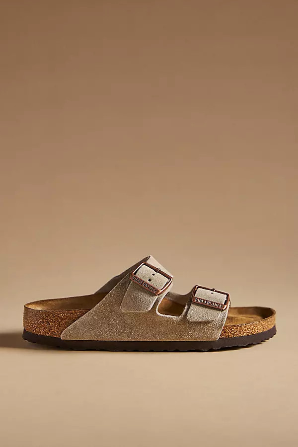 Arizona Suede Soft Footbed Sandals | Anthropologie (US)