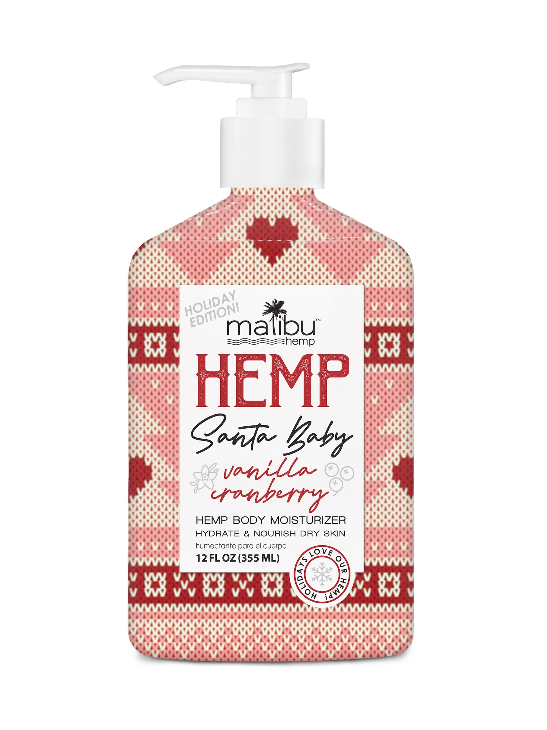 Malibu Hemp Santa Baby Limited Edition Moisturizing Body Lotion | Walmart (US)
