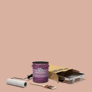 1 gal. #S180-3 Flowerpot Extra Durable Eggshell Enamel Interior Paint and 5-Piece Wooster Set All... | The Home Depot