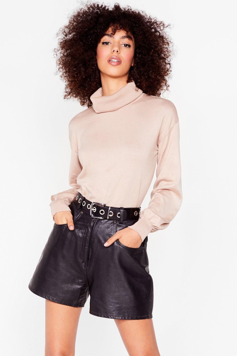 Womens That's How We Roll Knit Turtleneck Sweater - Beige | NastyGal (US & CA)