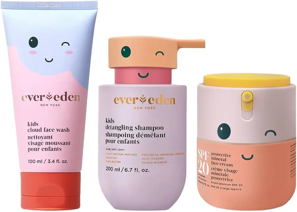 Evereden Kids Healthy Habit TRIO : Clean & Vegan Skin & Hair Care for Kids Bundle | Kids Skin Car... | Amazon (US)