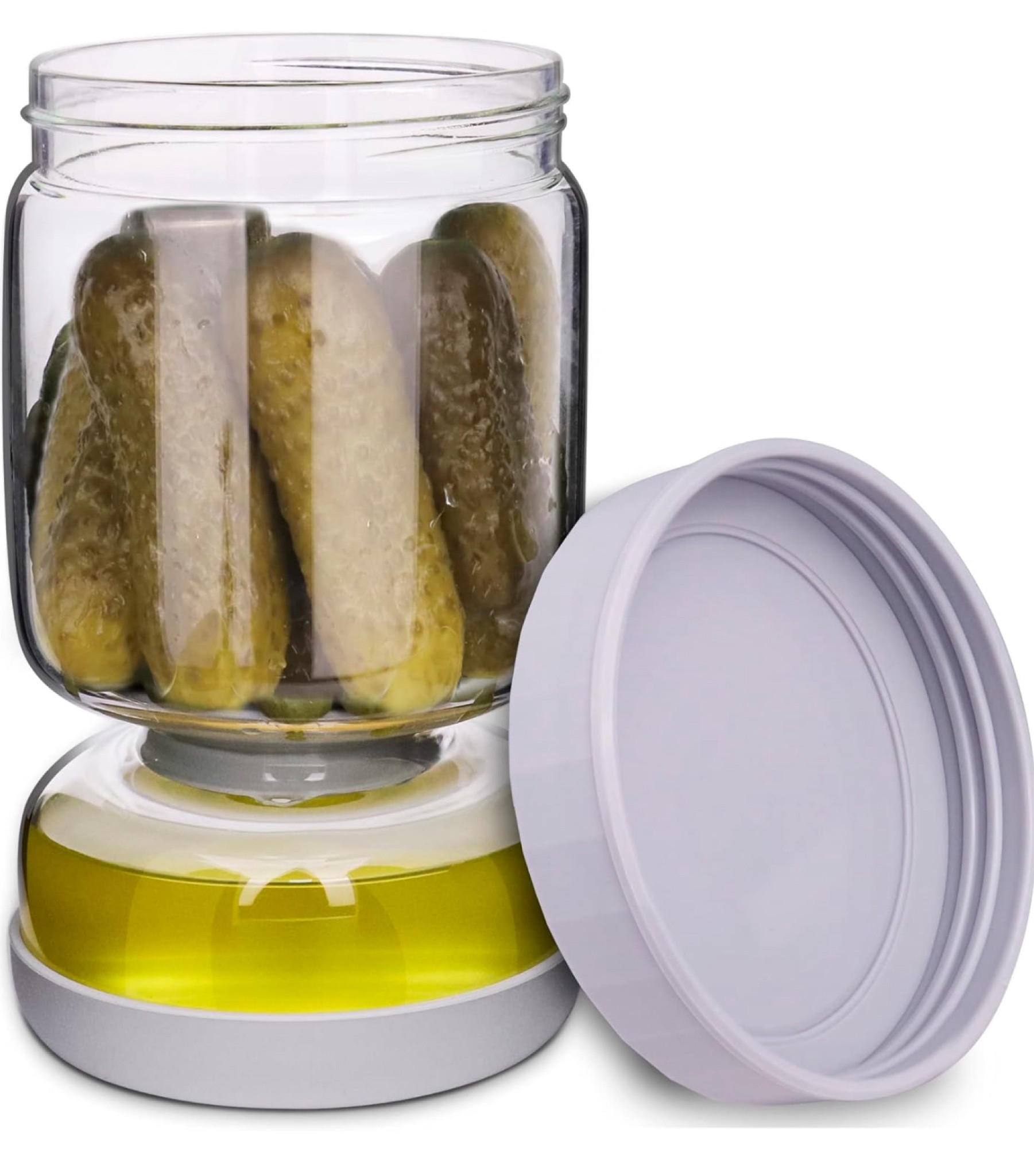 20% off 🎉

Pickle and Olive Hourglass Jar with Strainer Flip for Pickle Juice Separator from Wet and Dry, Upgrade Food-grade ABS Lid and BPA Free Hourglass Jar for Airtight Storage

#LTKSaleAlert #LTKHome